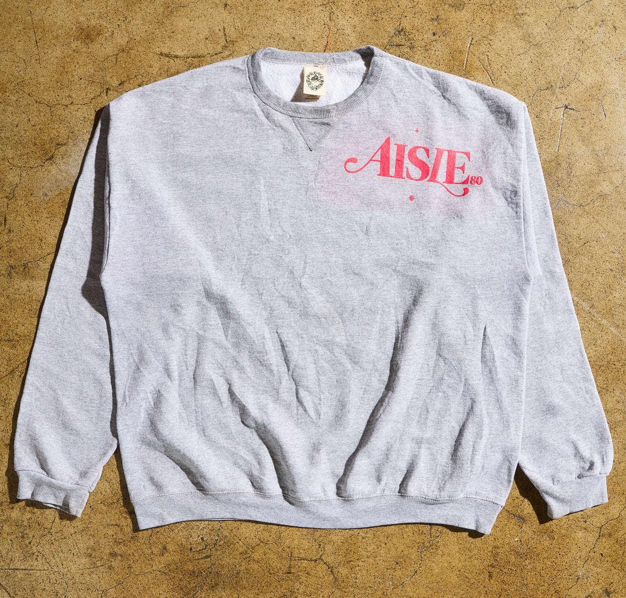 GREY CREW GEAR CREWNECK
